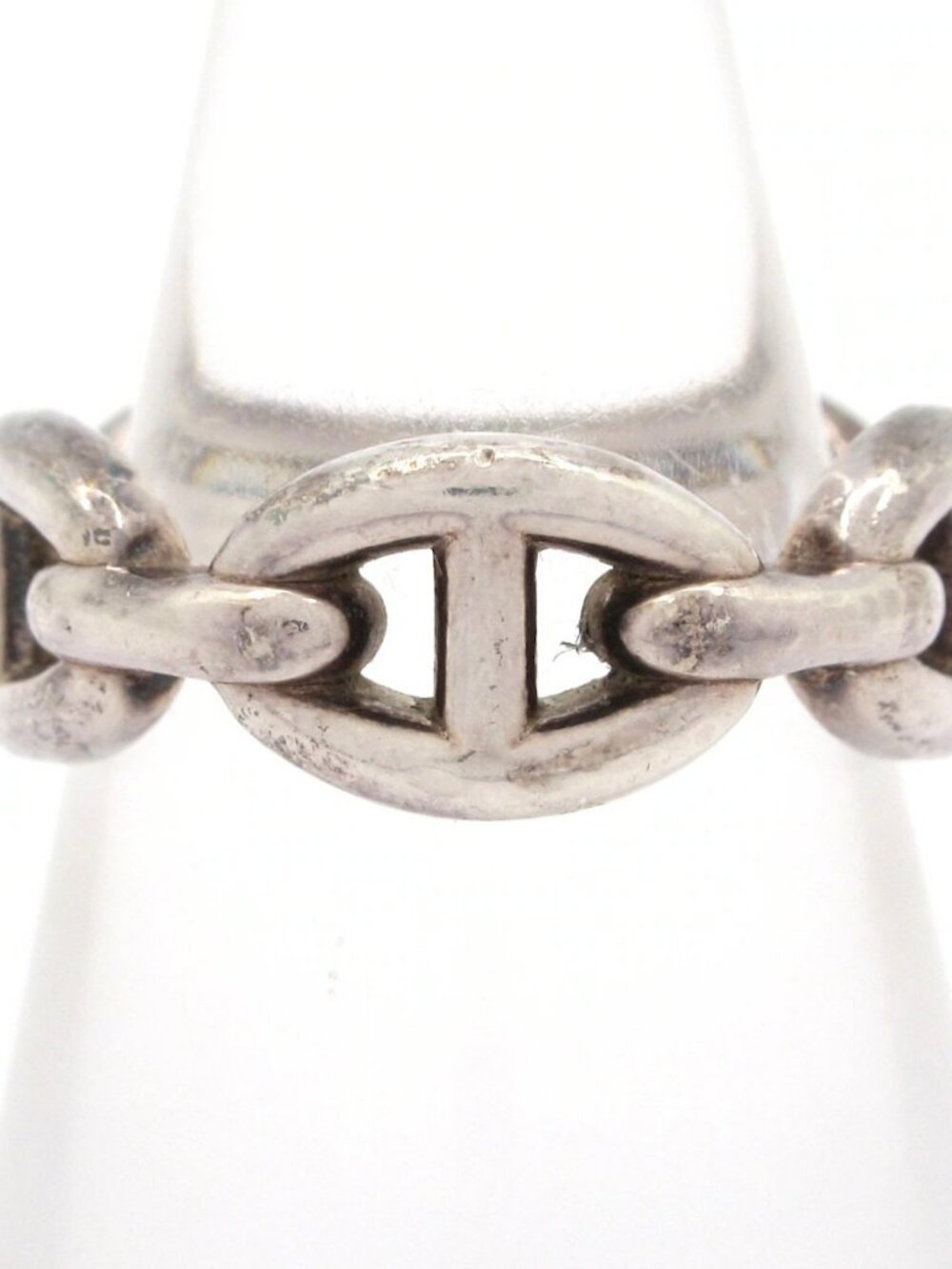 HERMES Chene Dunkle Enchene PM - Silver Ring - Picture 7 of 11